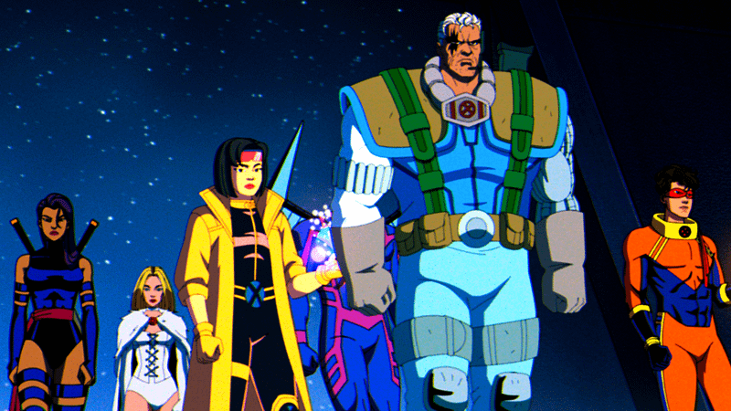 Cable, Jubilee, and X-Force in X-Men 97 Season 2.
