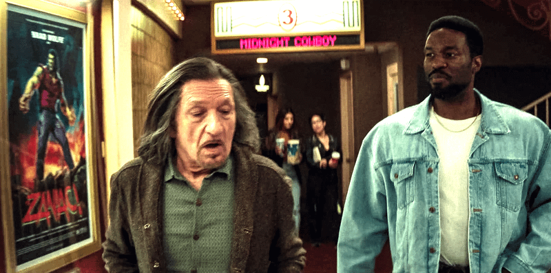 Sir Ben Kingsley as Trevor Slattery & Yahya Abdul-Mateen II as Simon Williams in Wonder Man Episode 1.