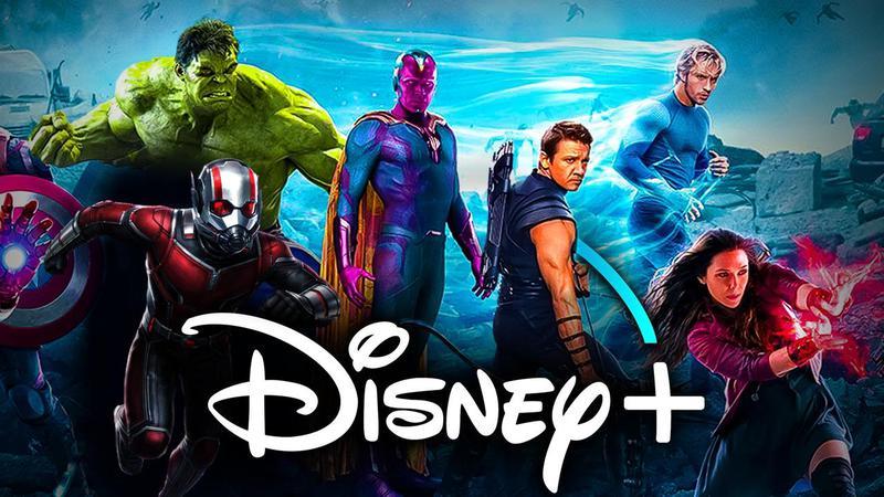Avengers, Disney+ logo