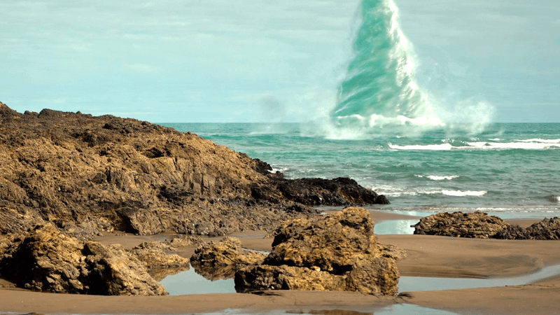 A water cyclone seen at the end of Zombies 4.