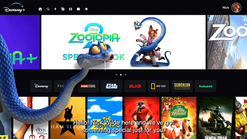 Zootopia 2 Disney+ Special Look Trailer, Deersney+