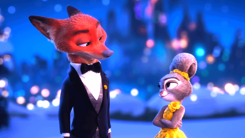 Nick Wilde and Judy Hopps in Zootopia 2