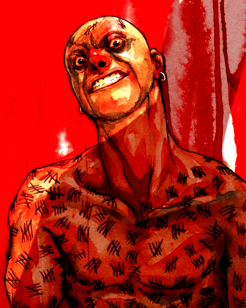 Victor Zsasz in DC Comics.