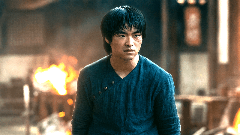 Dallas Liu as Zuko in Avatar: The Last Airbender Season 2.